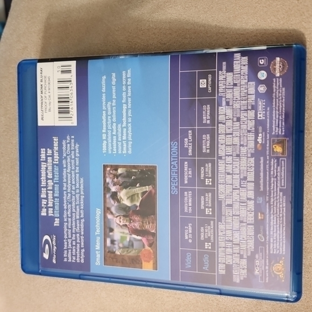 Bulletproof Monk‎ Blu-ray Disc - Picture 2 of 5